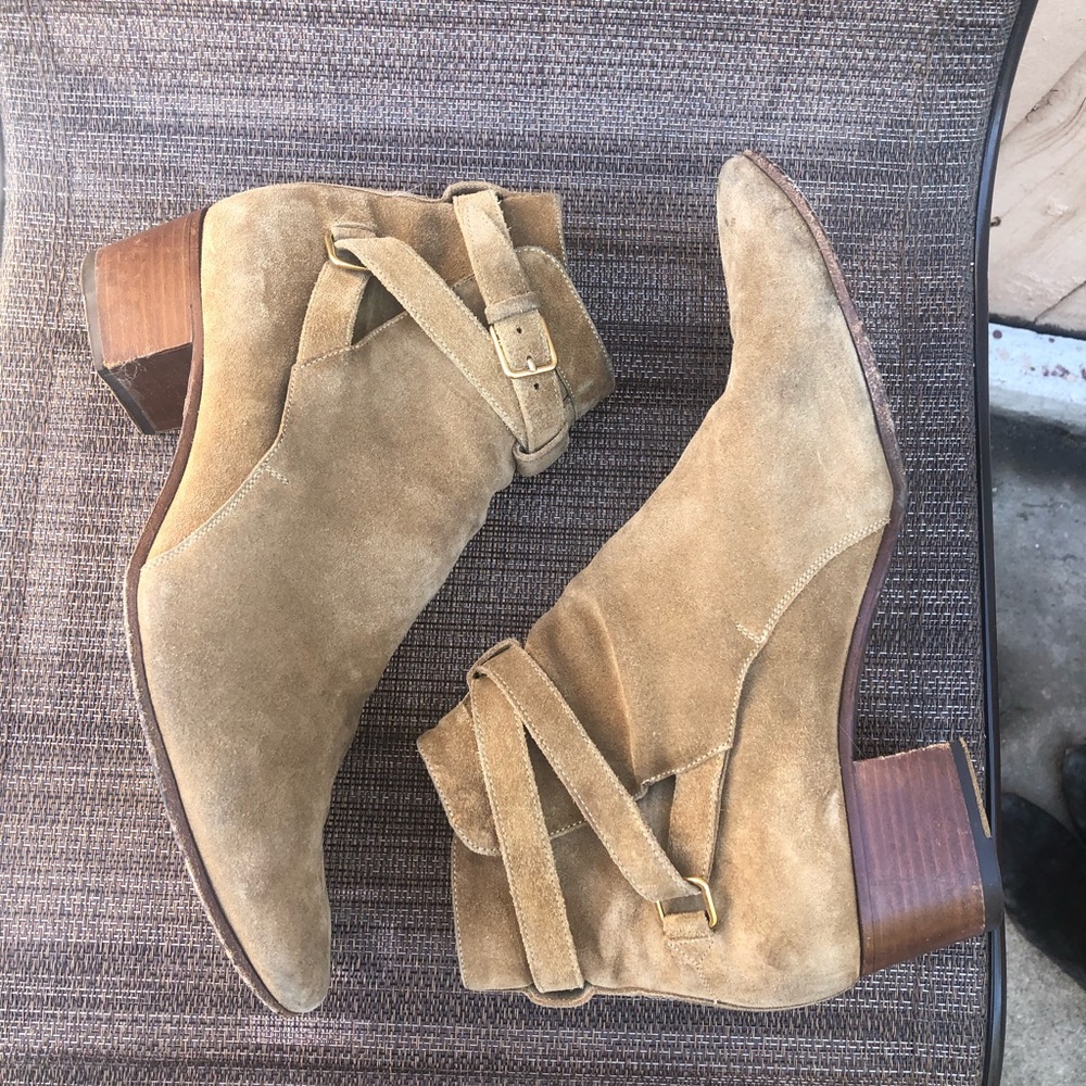 West Jodhpur Brown/ Beige Suede Ankle Boots